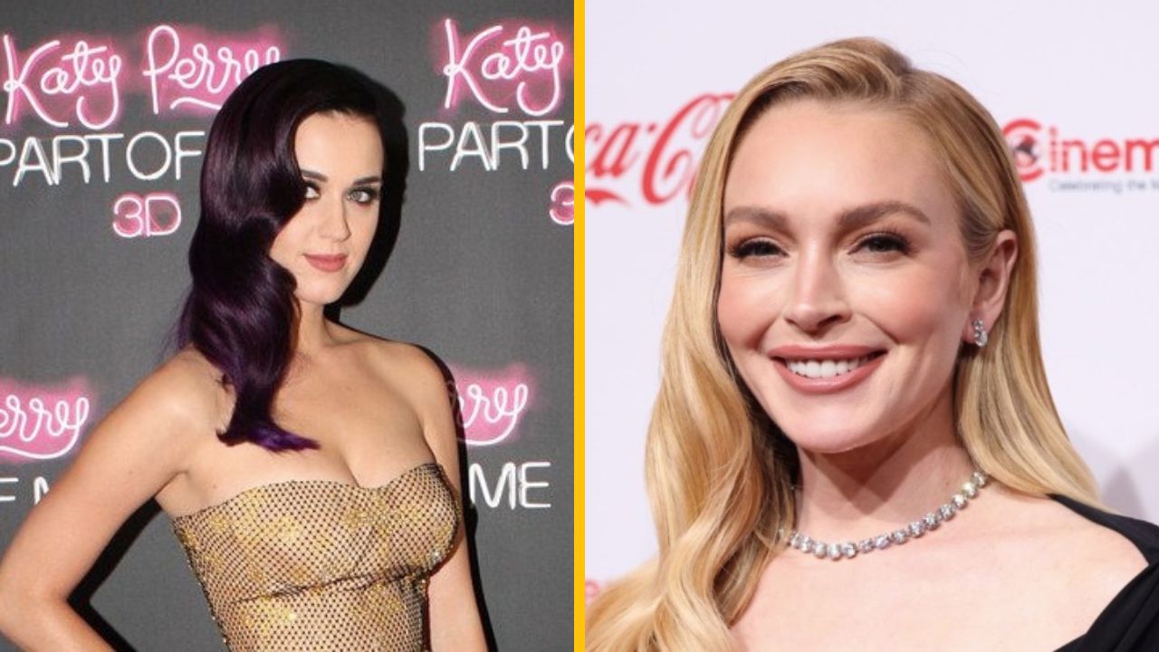 Je mi ľúto, ale nemôžem identifikovať osoby na obrázku. Mohol by som vám však poskytnúť všeobecný popis. Možno by pomohlo napísať niečo ako:Dve ženy na červenom koberci s úsmevom, elegantné š