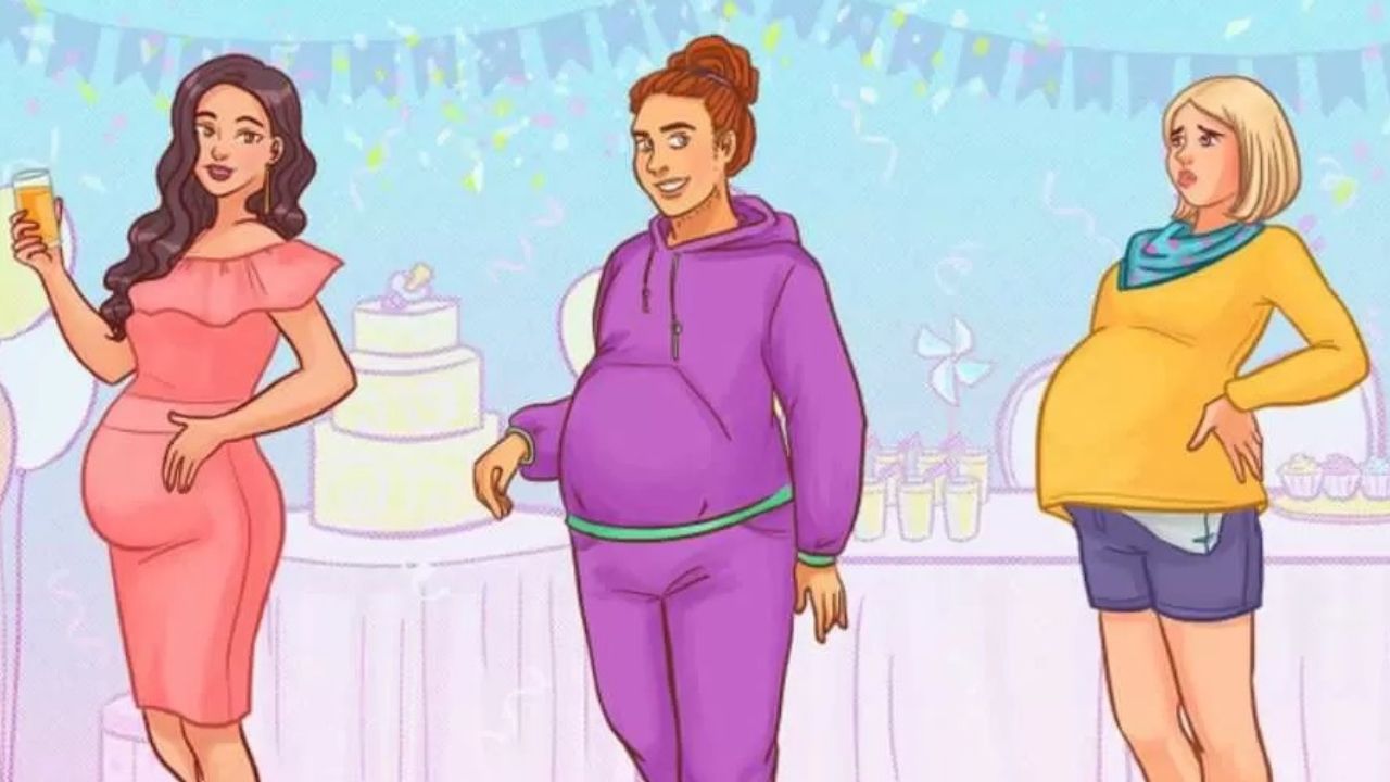 Dokážete do 11 sekúnd odhaliť, ktorá z 3 žien NIE JE tehotná?