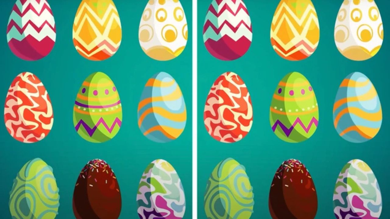 Vizuálna úloha na pozornosť: Dokážete nájsť rozdielne vajíčko?