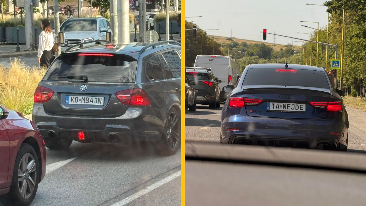 10 nových vtipných ŠPZ (nielen) na autách, ktoré Slováci odfotili #2