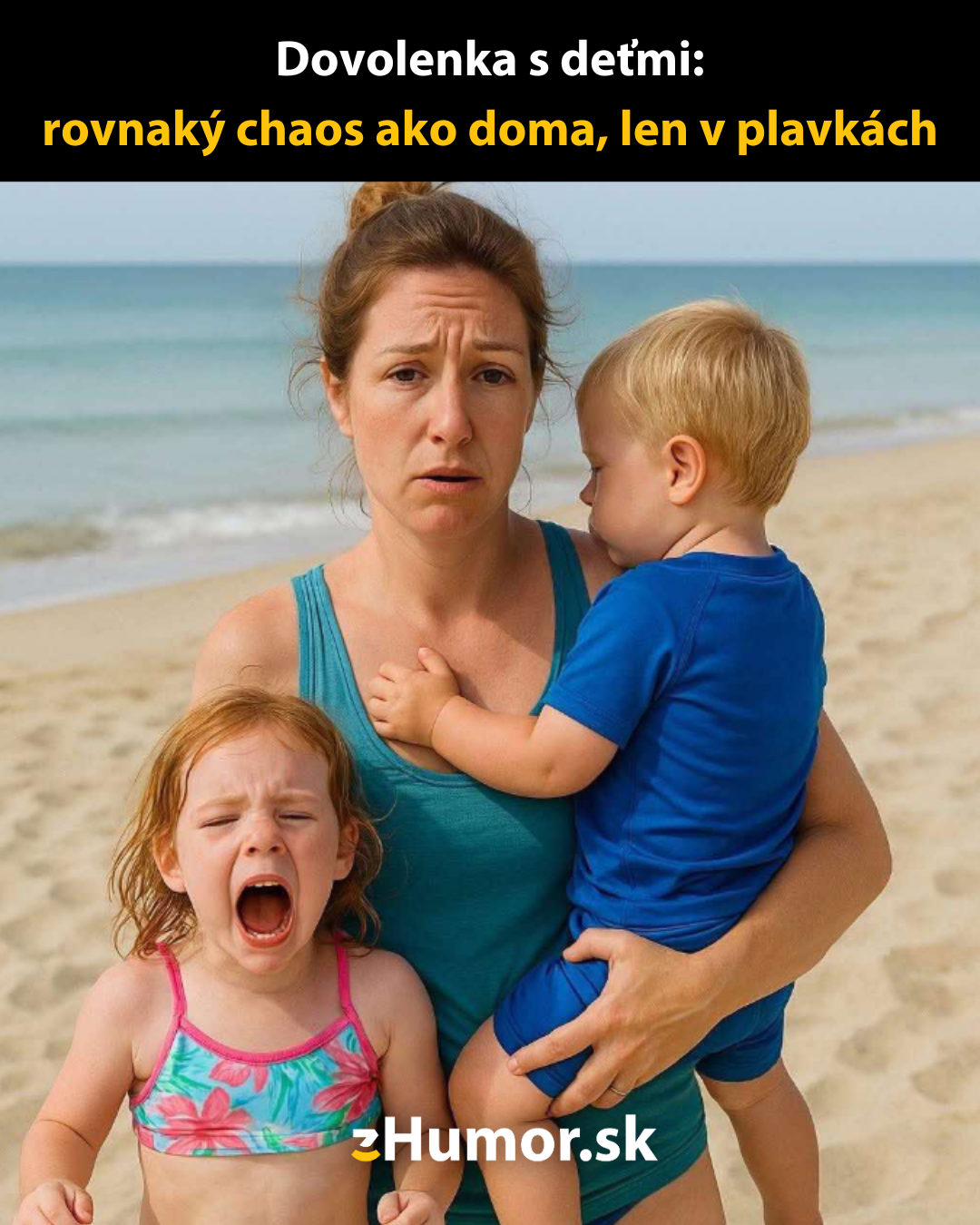 S deťmi na dovolenke