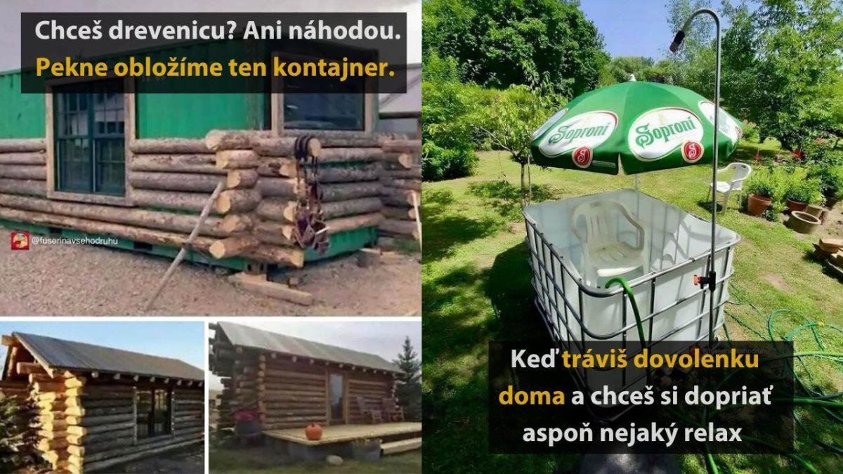 DIY projekty: Drevená fasáda kontajnera a záhradná sprcha pre letný relax. Kreatívne nápady pre domácu atmosféru.