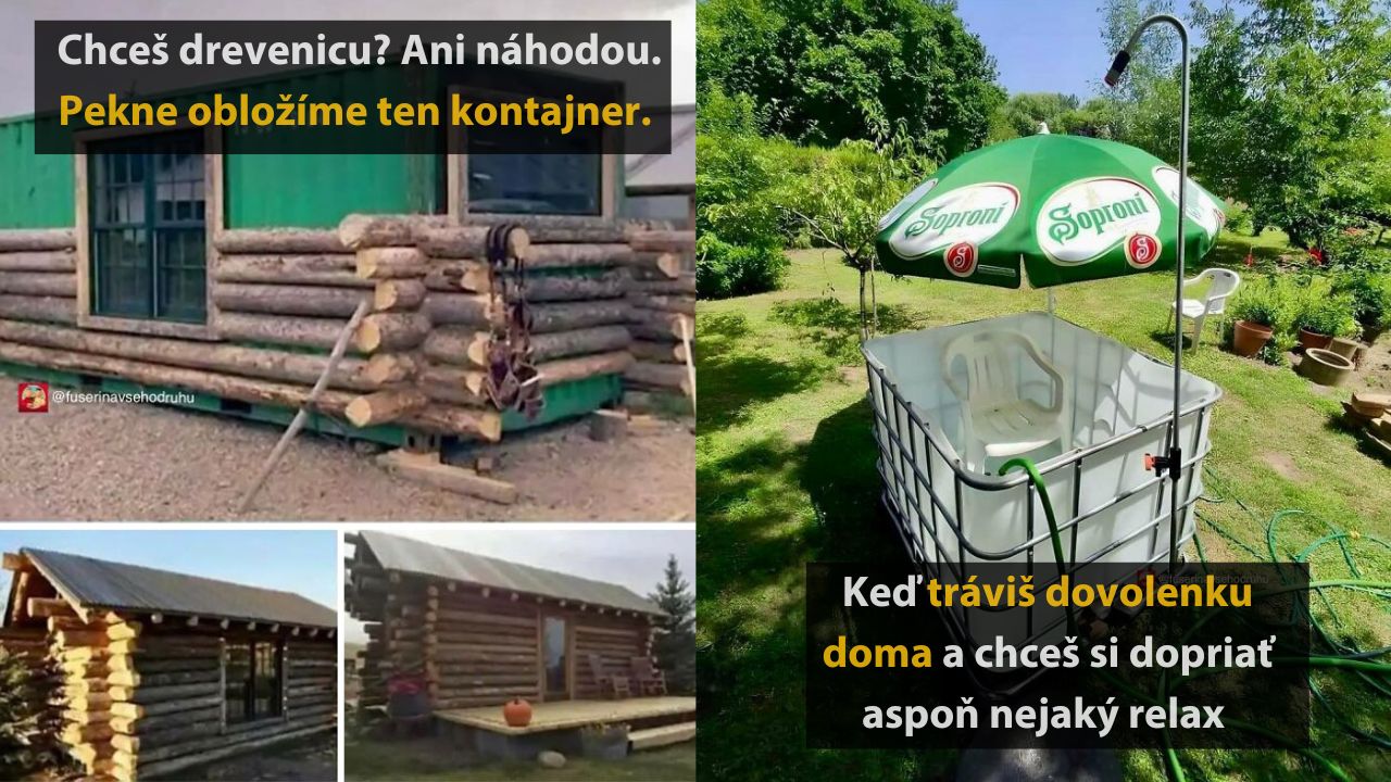 DIY projekty: Drevená fasáda kontajnera a záhradná sprcha pre letný relax. Kreatívne nápady pre domácu atmosféru.