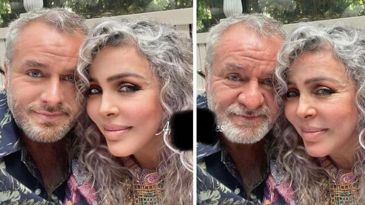 Dvojica pózuje na selfie, oba obrázky ukazujú ich prirodzený vzhľad a úprimný, blízky vzťah.