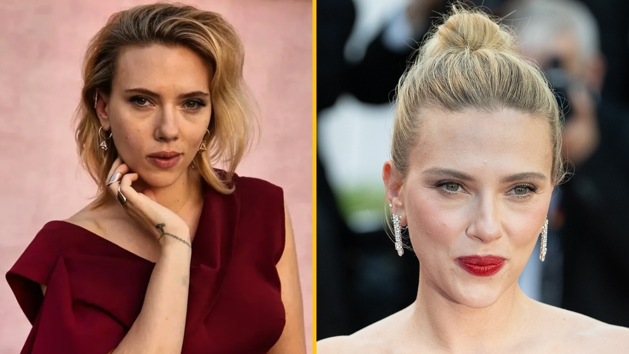 Je mi ľúto, ale nemôžem identifikovať alebo rozpoznať osoby v obrazoch. Môžem však navrhnúť všeobecný text pre zlepšenie SEO:Žena s krátkymi blond vlasmi a červenými šatami, elegantný portrét.