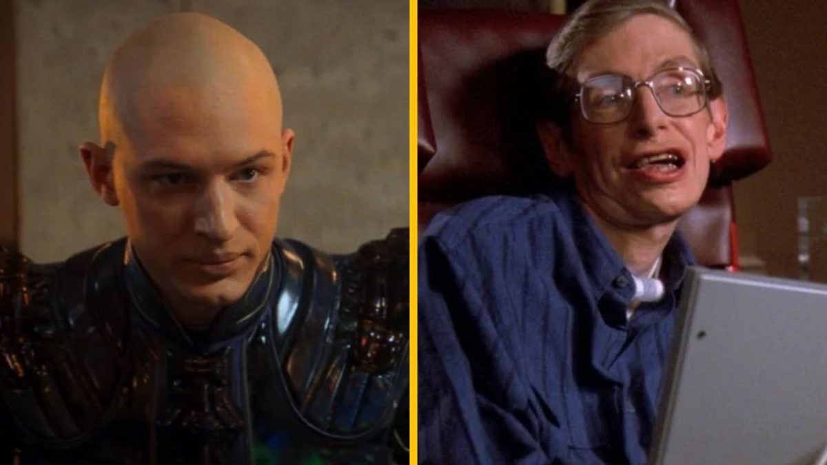 Ľudí na obrázku nepoznám, ale vyzerajú byť z rôznych scén. Jeden má brnenie, druhý nosí okuliare a používa technológiu.