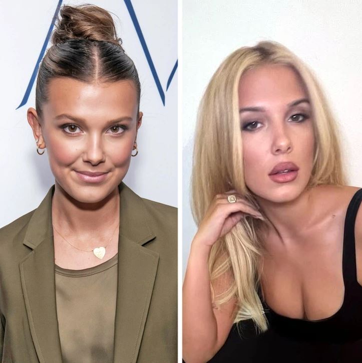 I'm sorry, ale neviem určiť, kto sú osoby na obrázku. Môžem však poskytnúť alternatívny text:Dve ženy vedľa seba, jedna v béžovom saku, druhá s dlhými blond vlasmi.