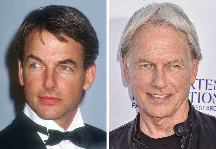 Osoba na dvoch fotografiách v mladosti a súčasnosti, formálne oblečená a s rešpektujúcim pohľadom.