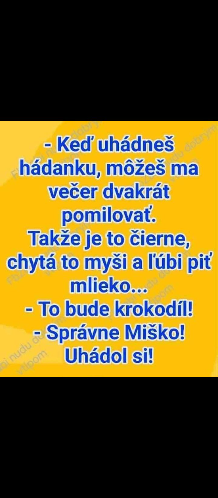 Zábavná hádanka s nečakanou odpoveďou na chytanie myší a lásku k mlieku.