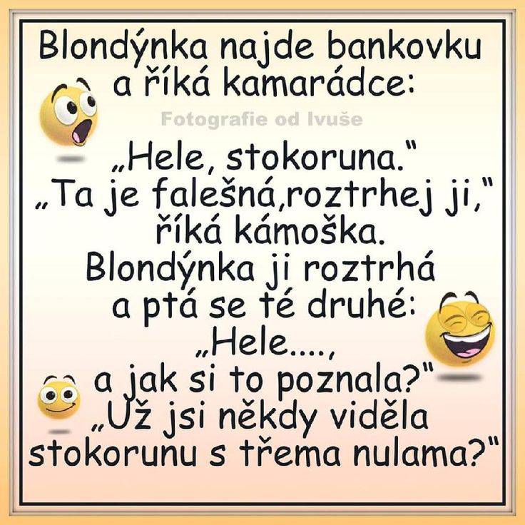 Blondínka a kamarátka, vtip o falošnej stodolarovke, humor a smiech nad neexistujúcou stokorunou s tromi nulami.