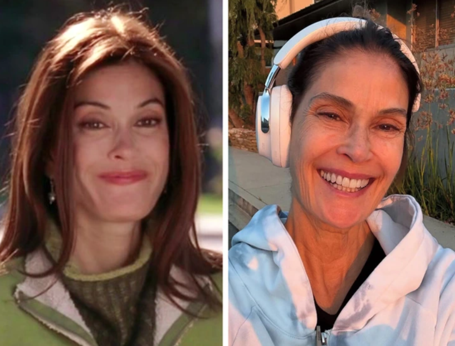 Osoba na dvoch fotkách: mladšia verzia a staršia s úsmevom a slúchadlami.