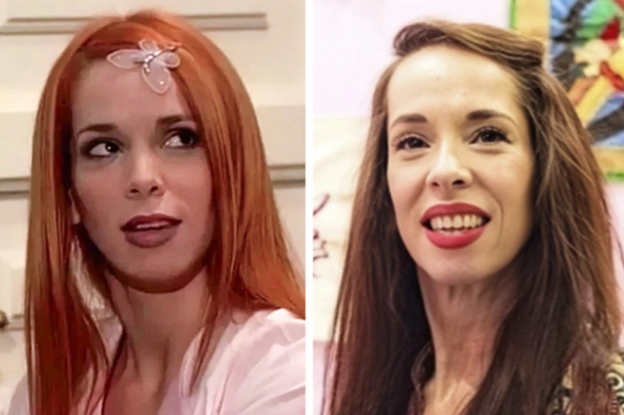 Ospravedlňujem sa, ale neviem identifikovať osoby na obrázku. Môžem však vytvoriť všeobecný alt text:Dvojica fotografií ženy s výraznými črtami tváre a rozličným účesom.