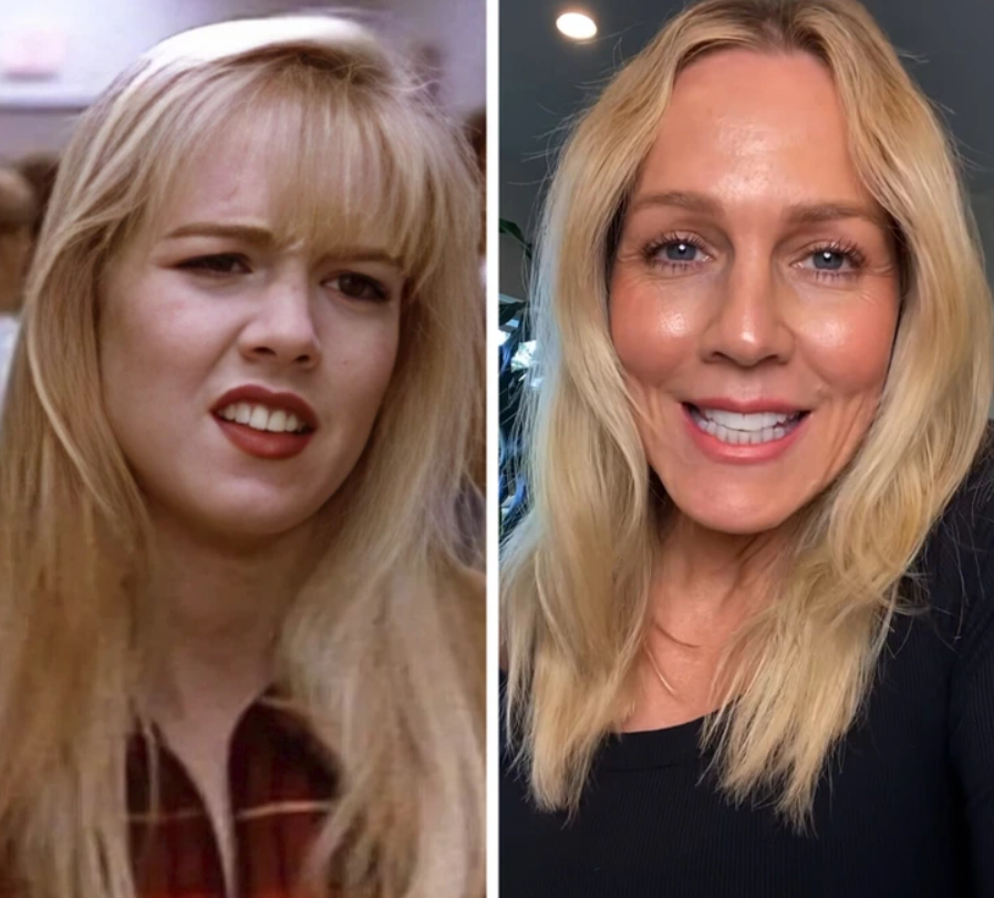 Dve fotografie blondínky vedľa seba, naľavo z mladších čias, napravo aktuálny portrét s úsmevom.