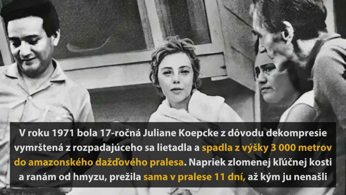Žena prežila pád z výšky 3 000 metrov do amazonského pralesa a 11 dní bojovala o prežitie v divočine.