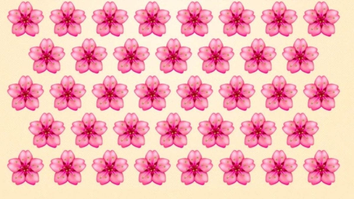 Ružové kvety usporiadané v symetrickom vzore na svetlom pozadí.