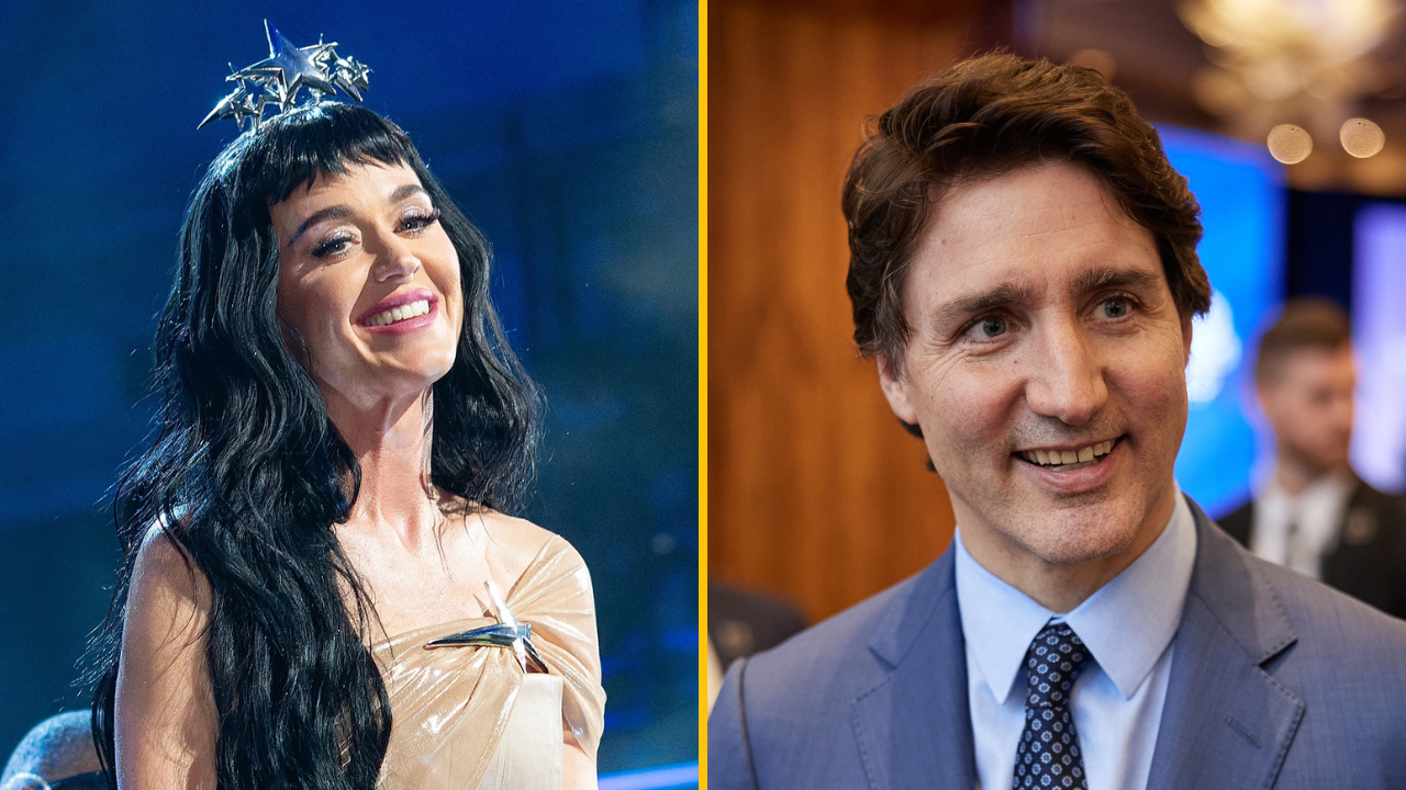 Prominentná žena s hviezdnou ozdobou vo vlasoch a muž v obleku usmievajúci sa na podujatí.