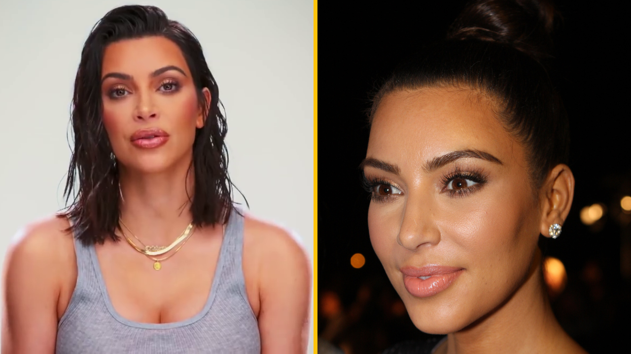 Žena s tmavými vlasmi a výrazným líčením na dvoch rôznych portrétoch.