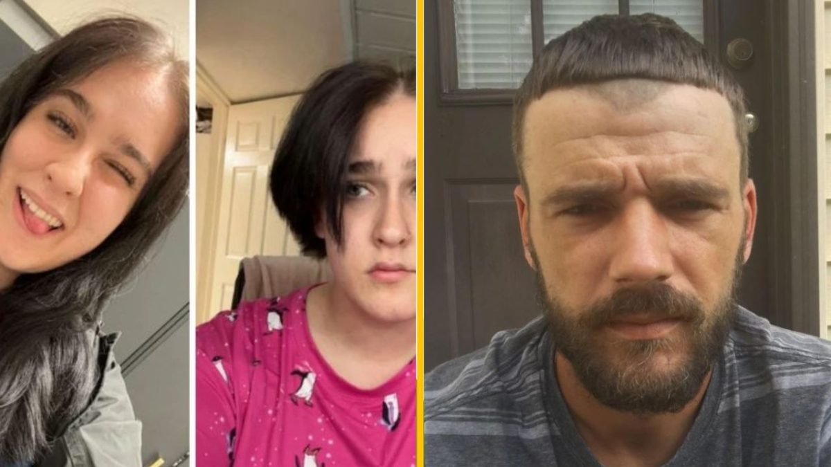 Trojica ľudí s rôznymi účesmi, fotografovaná na rôznych miestach, ukazuje rôznorodosť vzhľadu.