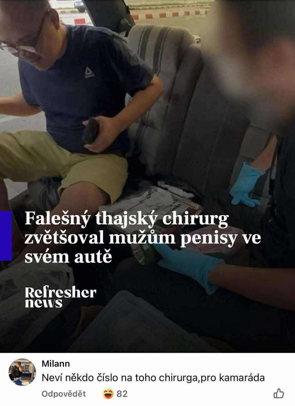Falošný chirurg vykonával zákroky v aute, uvádza správa Refresher.