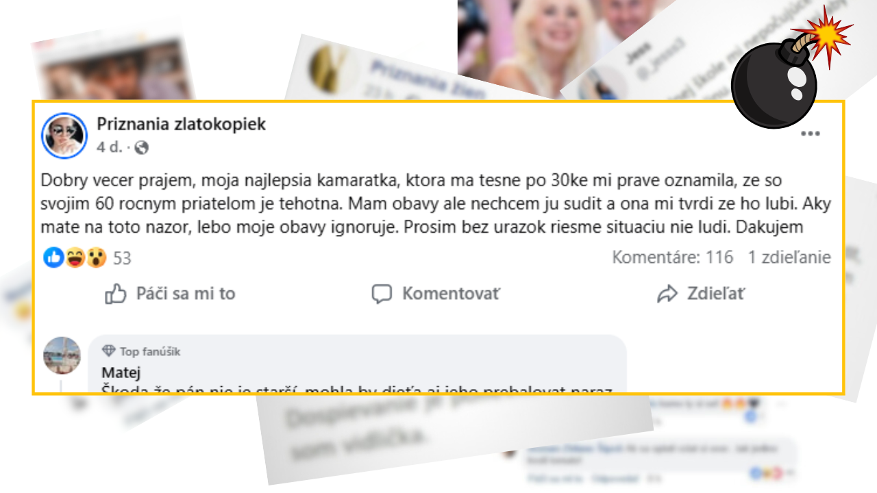 Bomby zo sociálnych sietí #1279 – ako to môže dopadnúť, keď otehotnieš s o 30 rokov starším chlapom?