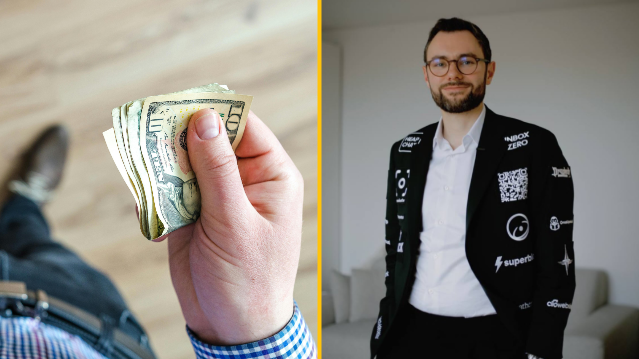 Podnikateľ financuje svoju svadbu netradičným spôsobom – predajom reklám na saku