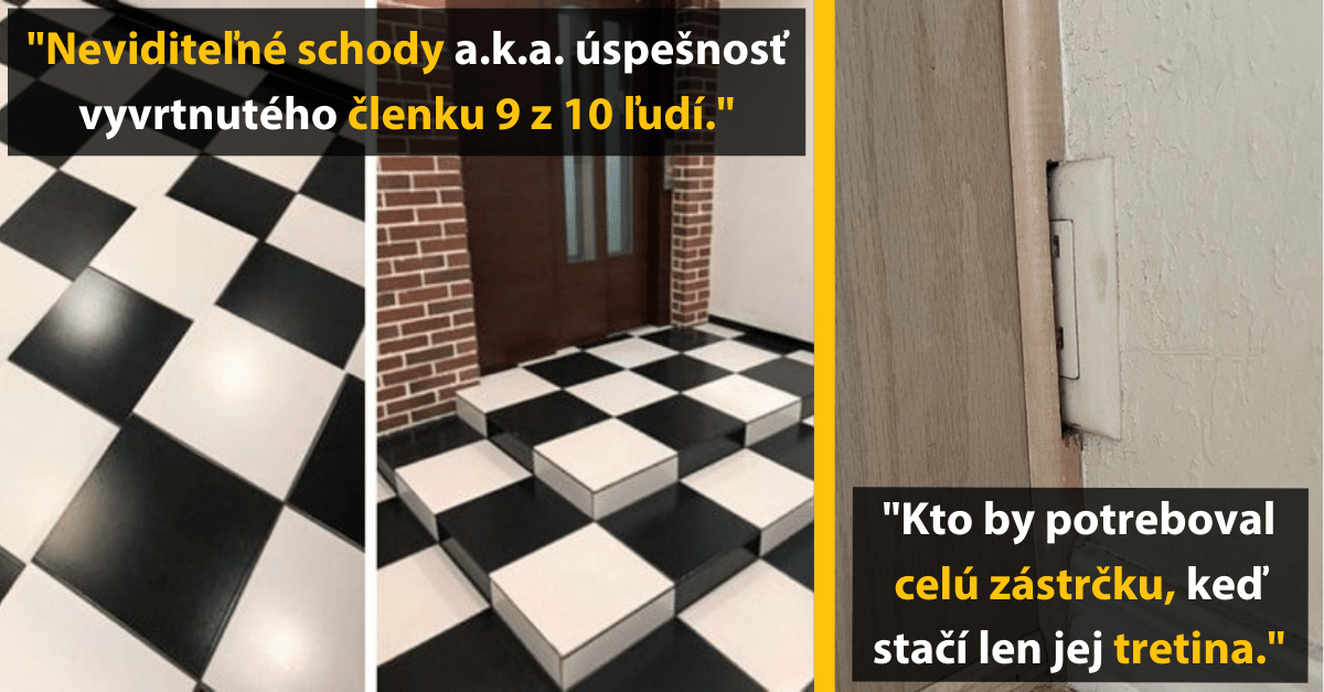 15 nepodarených DIY projektov, ktoré dokazujú, že niekedy je lepšie zavolať odborníka
