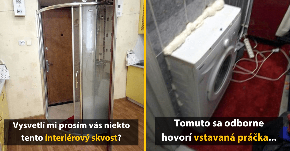 50+ bizarných interiérových dizajnov, z ktorých vás rozbolia oči