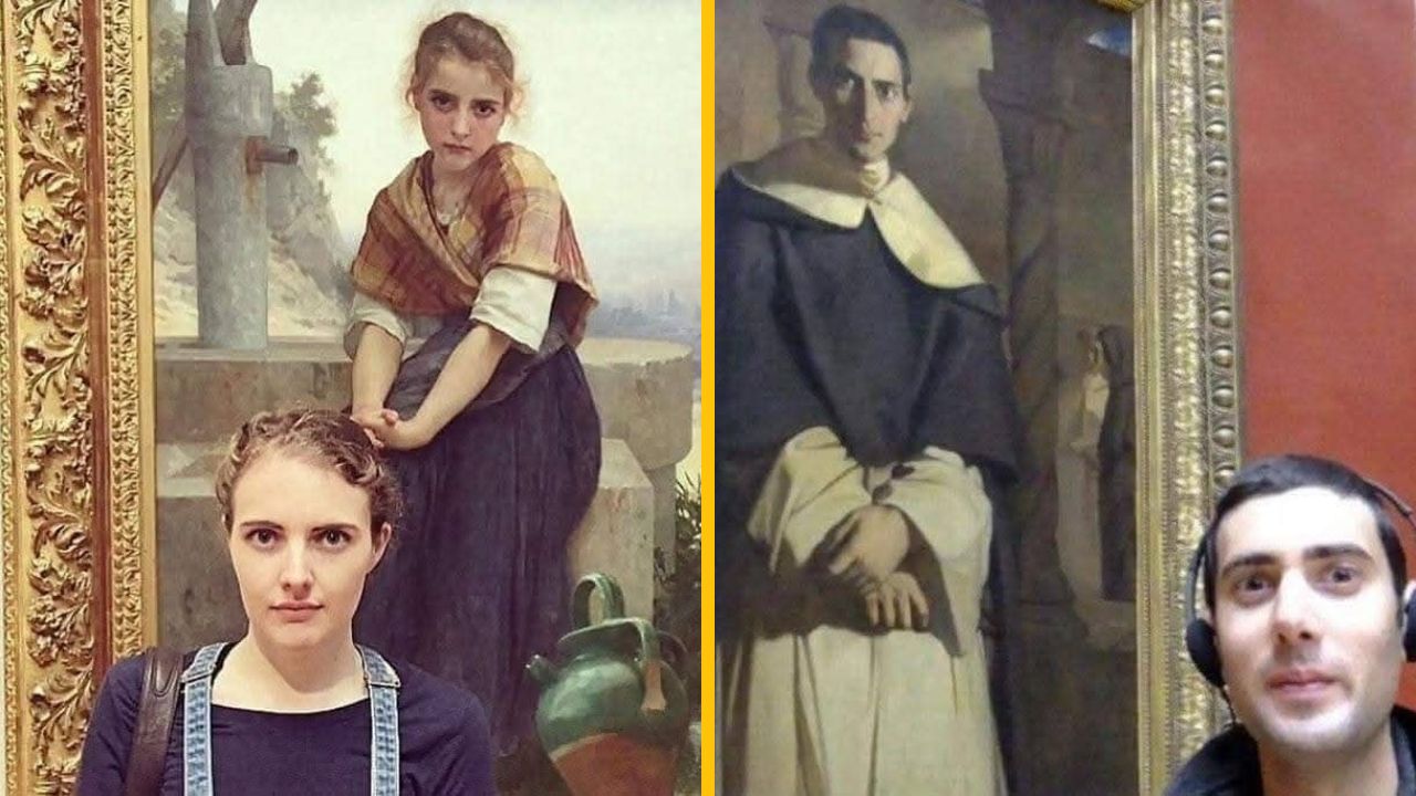 15 ľudí, ktorí nečakane uvideli samých seba na obraze