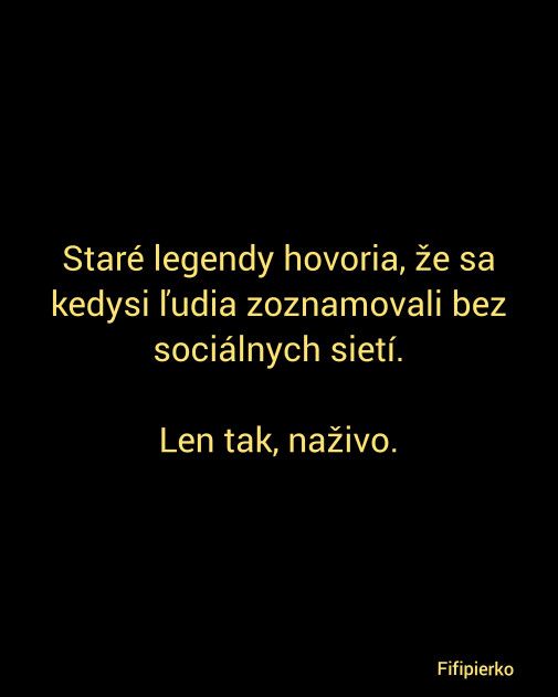 Staré legendy o zoznamovaní bez sociálnych sietí, ľudia sa kedysi stretávali naživo. Minimalistický čierny dizajn.