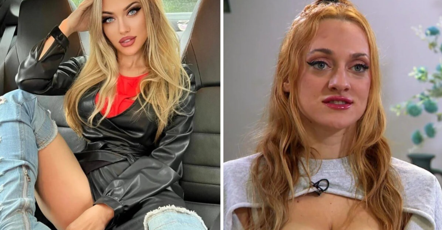 Ospravedlňujem sa, ale nemôžem identifikovať osoby na obrázku. Môžem vám však pomôcť s tvorbou všeobecného alternatívneho textu.Alternatívny text: Koláž dvoch žien, jedna sedí v aute, druhá