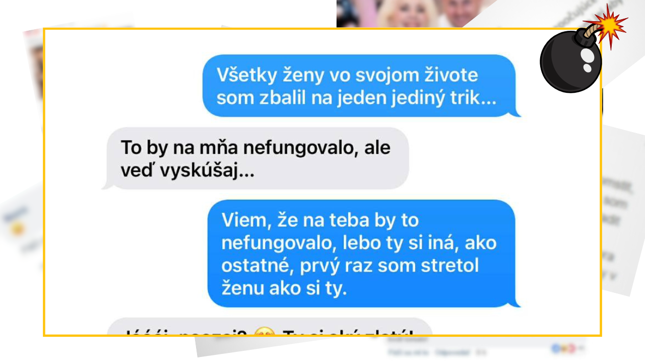 Bomby zo sociálnych sietí #1284 – keď si myslíš, že mu nenaletíš na jeho baliace techniky, ale on ťa aj tak dostane