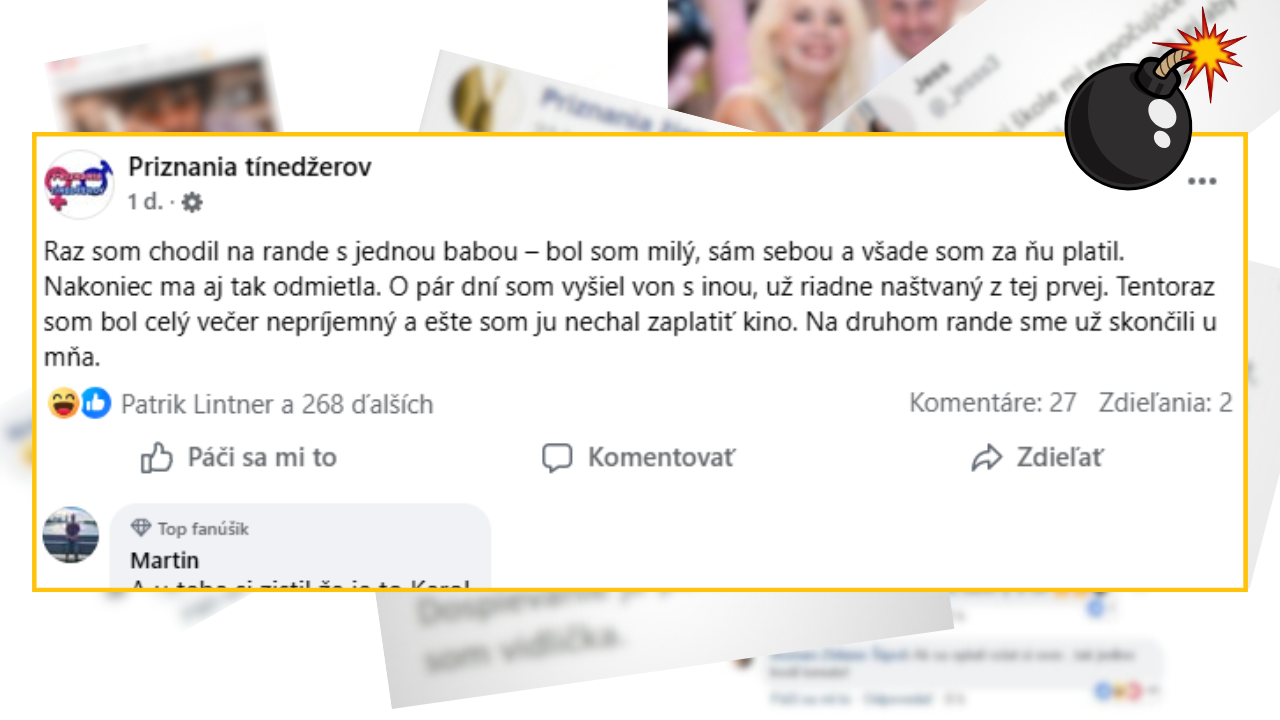 TOP Komentáre: Martin v komentároch odfajčil chalana, ktorý sa chvastal, že vie ako z rande dostať ženy do postele