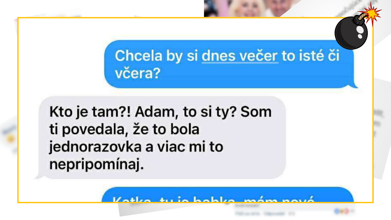 Sms konverzácia: Osoba pýta, či zopakujú večer; druhá odmieta kvôli jednorazovke.