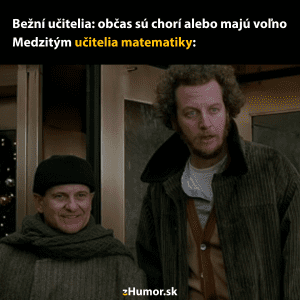 Učitelia matematiky pripravení na všetko, na rozdiel od bežných učiteľov s voľnom či chorobou, meme obrázok.