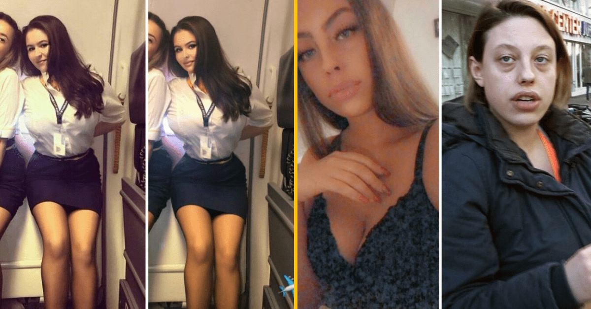 Nepoznané ženy v štyroch záberoch: uniforma, portrét, neformálny oblečenie. Rozličné štýly a výrazy.