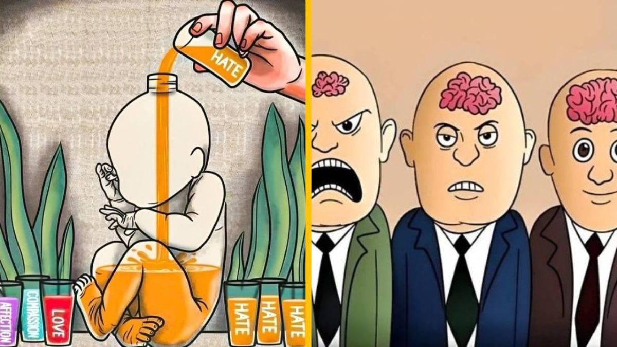 Dieťa plnené nenávisťou, dospelý s hnevom. Kritika vplyvu nenávisti na osobný rozvoj.