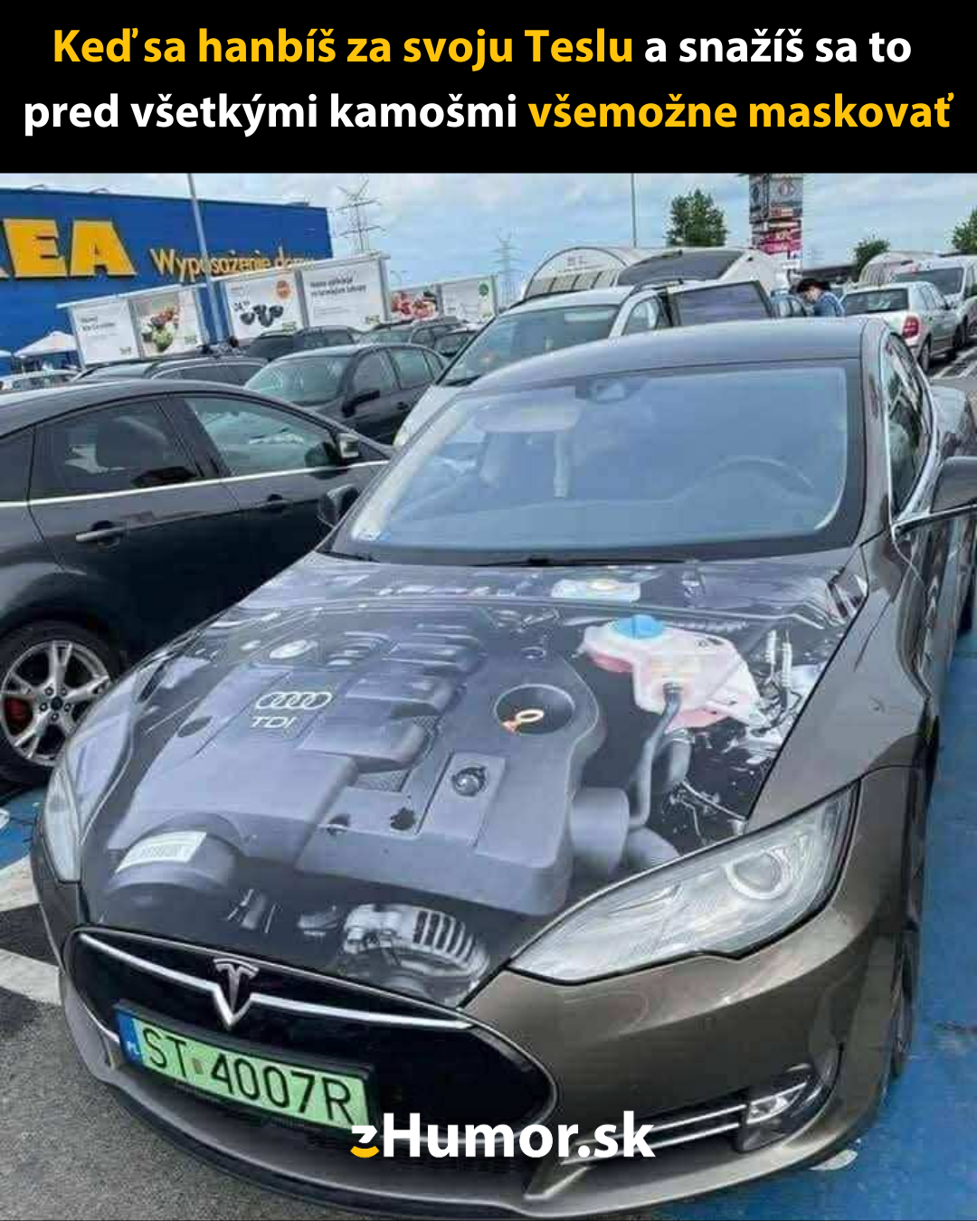 Keď sa hanbíš za svoj elektromobil