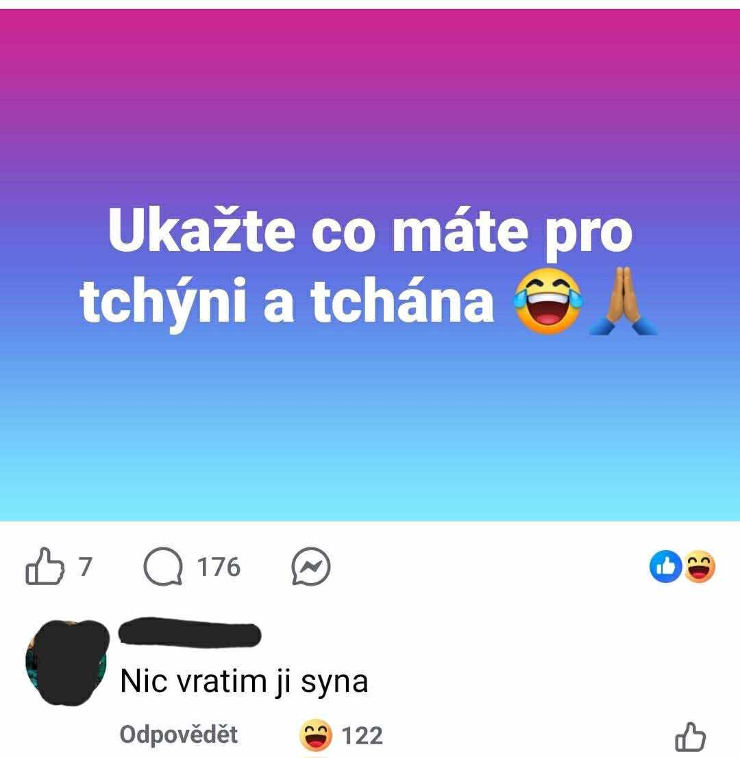 Dotaz na darček pre svokrovcov s vtipnou odpoveďou: Nič, vrátim jej syna.