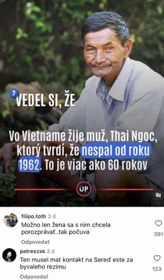 Muž z Vietnamu tvrdí, že nespal od roku 1962, čo je viac ako 60 rokov.