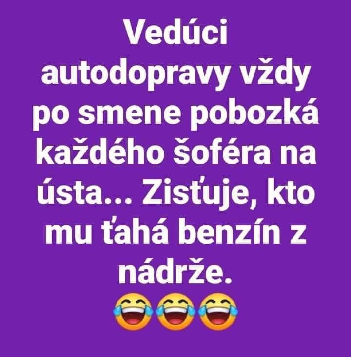 Vedúci dopravnej firmy testuje šoférov bozkom, aby zistil, kto mu tajne berie benzín. 😂🚗
