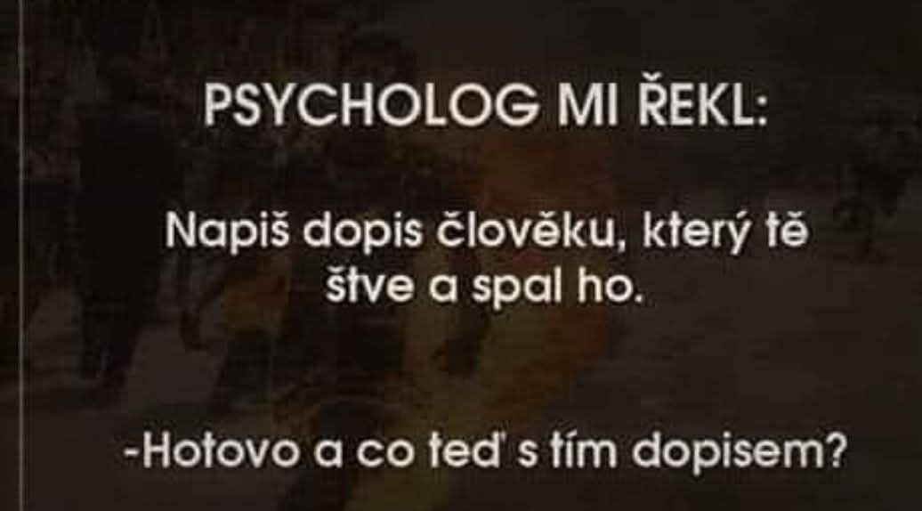 Psychológ radí: Napíšte list a spáľte ho, ak vás niekto rozčuľuje. Vtipný text o vyrovnávaní sa s emóciami.