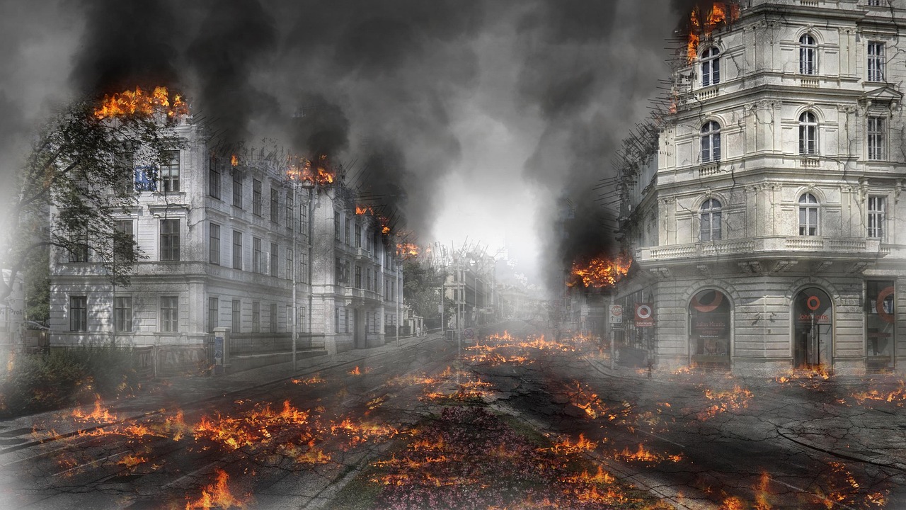 armageddon, destruction, apocalypse, disaster, war, fire, nuclear, danger, smoke, explosion, apocalyptic, burning, ruins, hell, abandoned, doomsday, environment, radioactive, building, war, war, war, war, war, explosion, hell, hell
