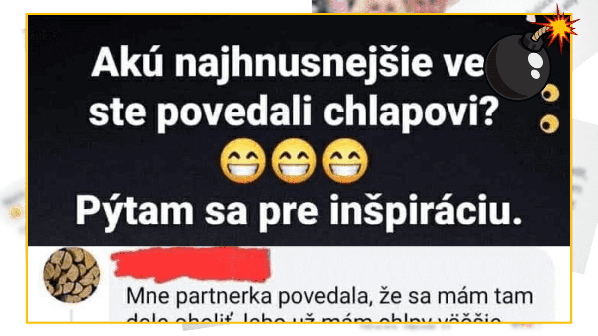 Otázka o najhnusnejšej veci povedanej mužom s vtipnou odpoveďou od partnerky.