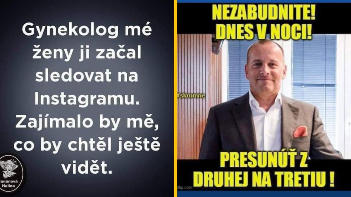 Gynekológ sleduje ženu na Instagrame. Humor o sledovaní a posunutí času na tretiu.