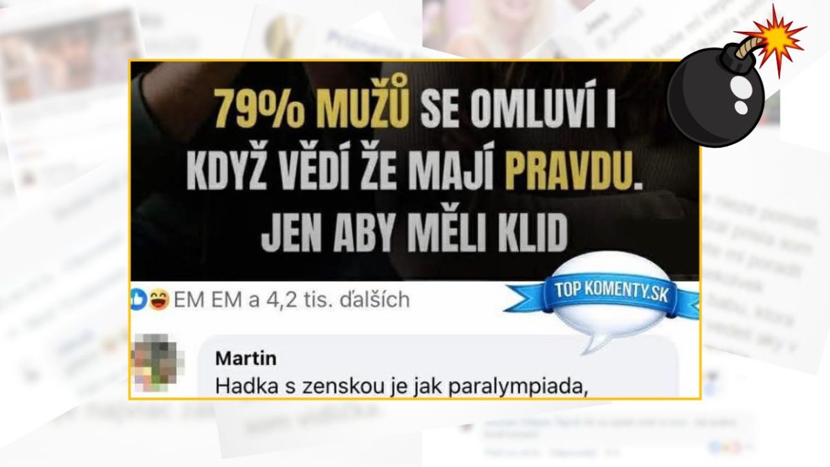 Meme o mužoch ospravedlňujúcich sa ženám pre pokoj. Vtipný komentár k obrázku od užívateľa na sociálnej sieti.