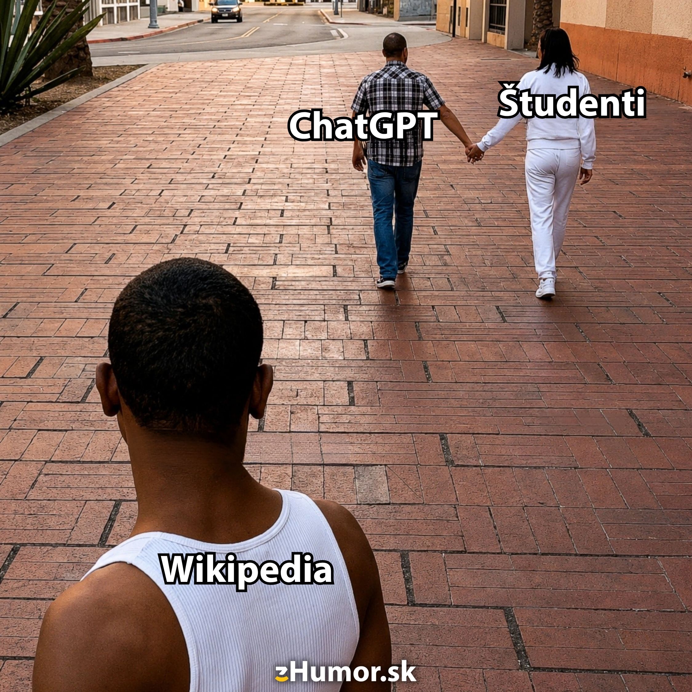 Študenti preferujú ChatGPT pred Wikipediou, ktorá je len smutne v pozadí.