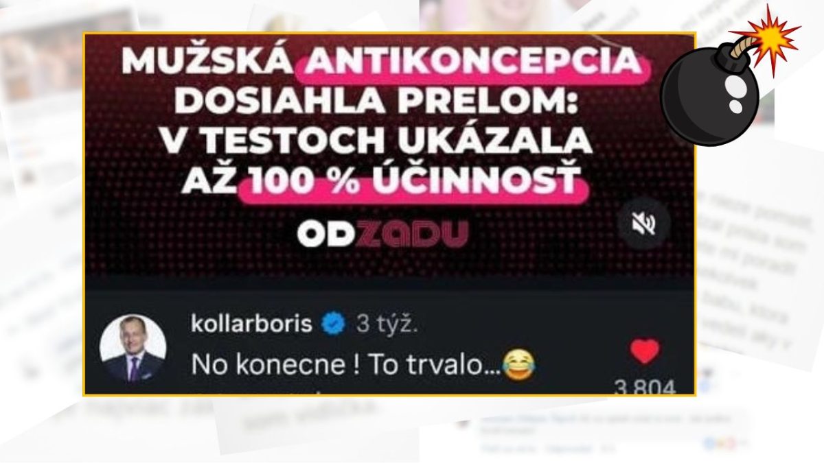 Prielom v mužskej antikoncepcii: Testy potvrdili 100% účinnosť, reakcie z internetu.