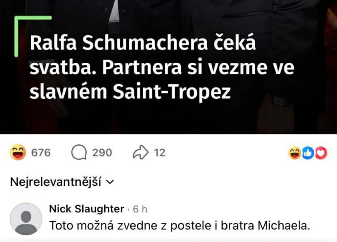 Svadba Ralfa Schumachera v Saint-Tropez, spoločenská udalosť so zaujímavými reakciami na sociálnych médiách.