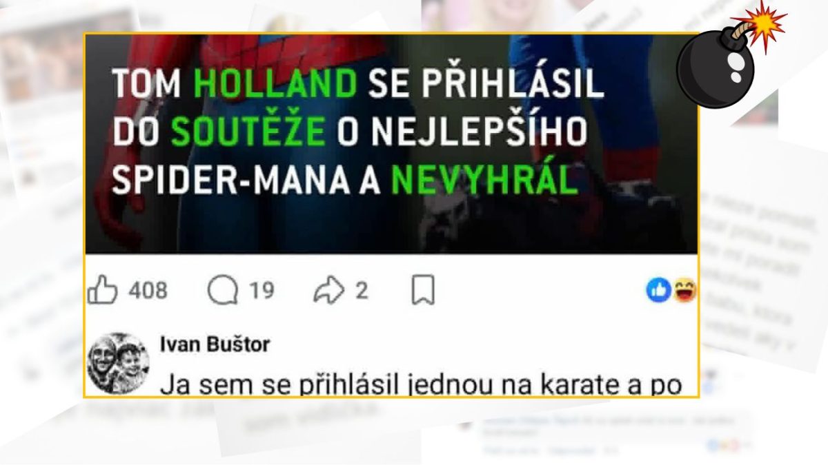 Tom Holland súťažil o najlepšieho Spider-Mana, no nevyhral. Vtipná reakcia používateľa na sociálnych sieťach.
