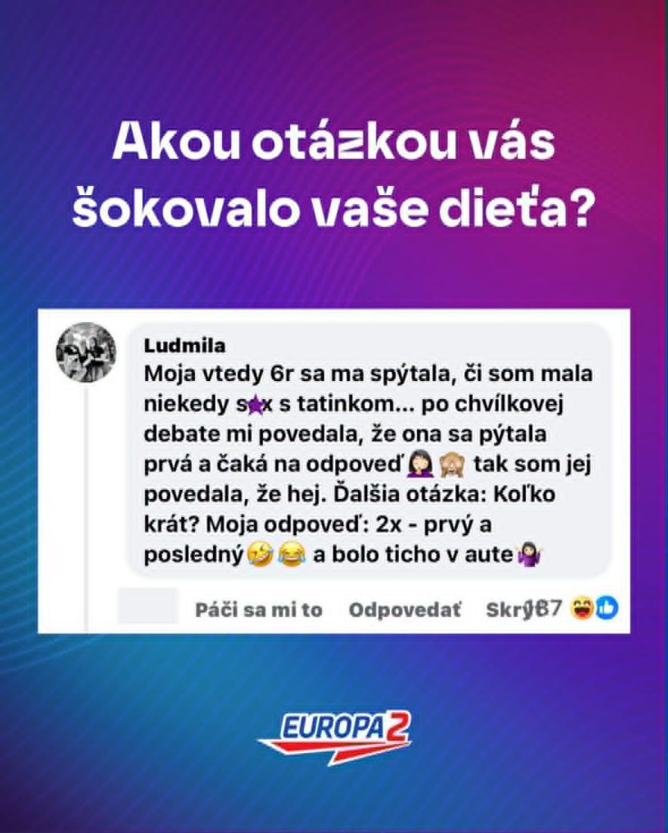 Otázka od dieťaťa, ktorá šokuje rodičov: Akou otázkou vás šokovalo vaše dieťa? - Príbeh od poslucháča Europa 2.
